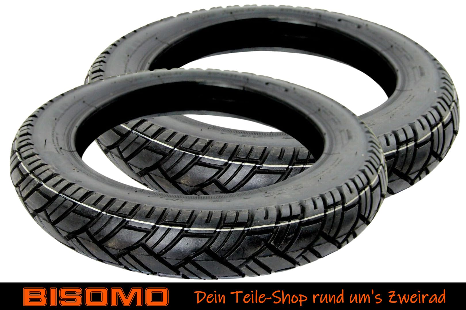 2 Reifen 2,75 x 16 Zoll VRM 094 Straßenprofil, 43J Vee Rubber inklusive Schlauch 2,50-2,75 x 16 Zoll, TR4 Ventil gerade für Simson