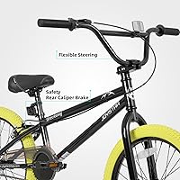 Vista 4 de JOYSTAR Brockway Freestyle - Bicicletas BMX para niños de 20 pulgadas y 24 pulgadas, bicicletas para niños de 6 a 14 años y ciclistas de nivel