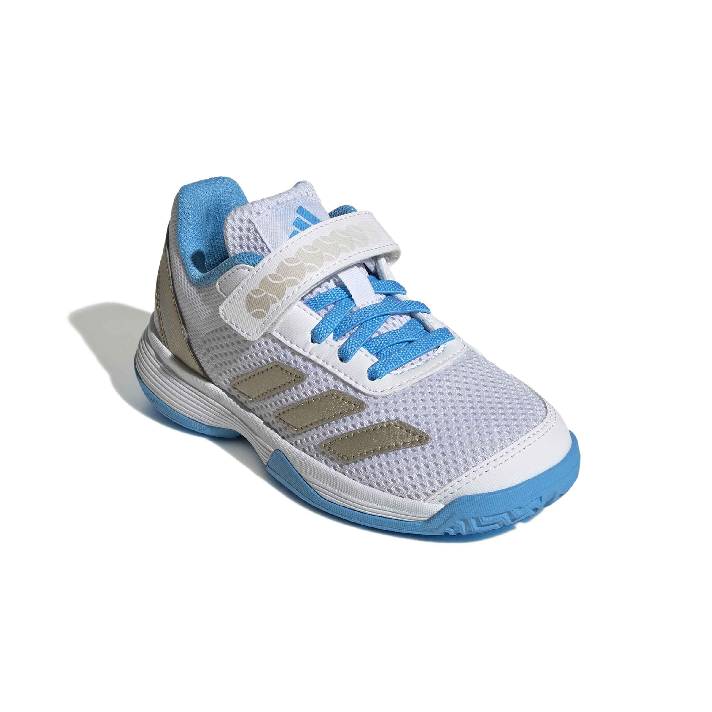 adidas Kids' Chaussure de Tennis à Scratch Courtflash Enfants