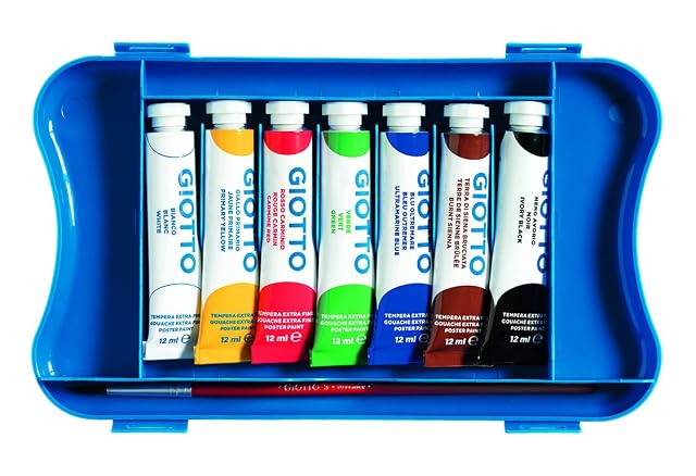 Foto 3 de 3 de Giotto Témpera Tubo 12 Ml, EST, 7 Uds