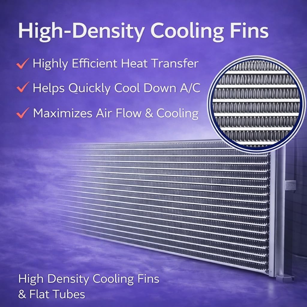 UIU Air Conditioning A/C Condenser Compatible with Chevy Cruze 1.4L 2011-2015,Malibu 2.5L 2013-2015,Cruze Limited 1.4L 2016,Impala 3.6L 2014-2020,Malibu Limited 2.5L 2016 & More Replace 3794