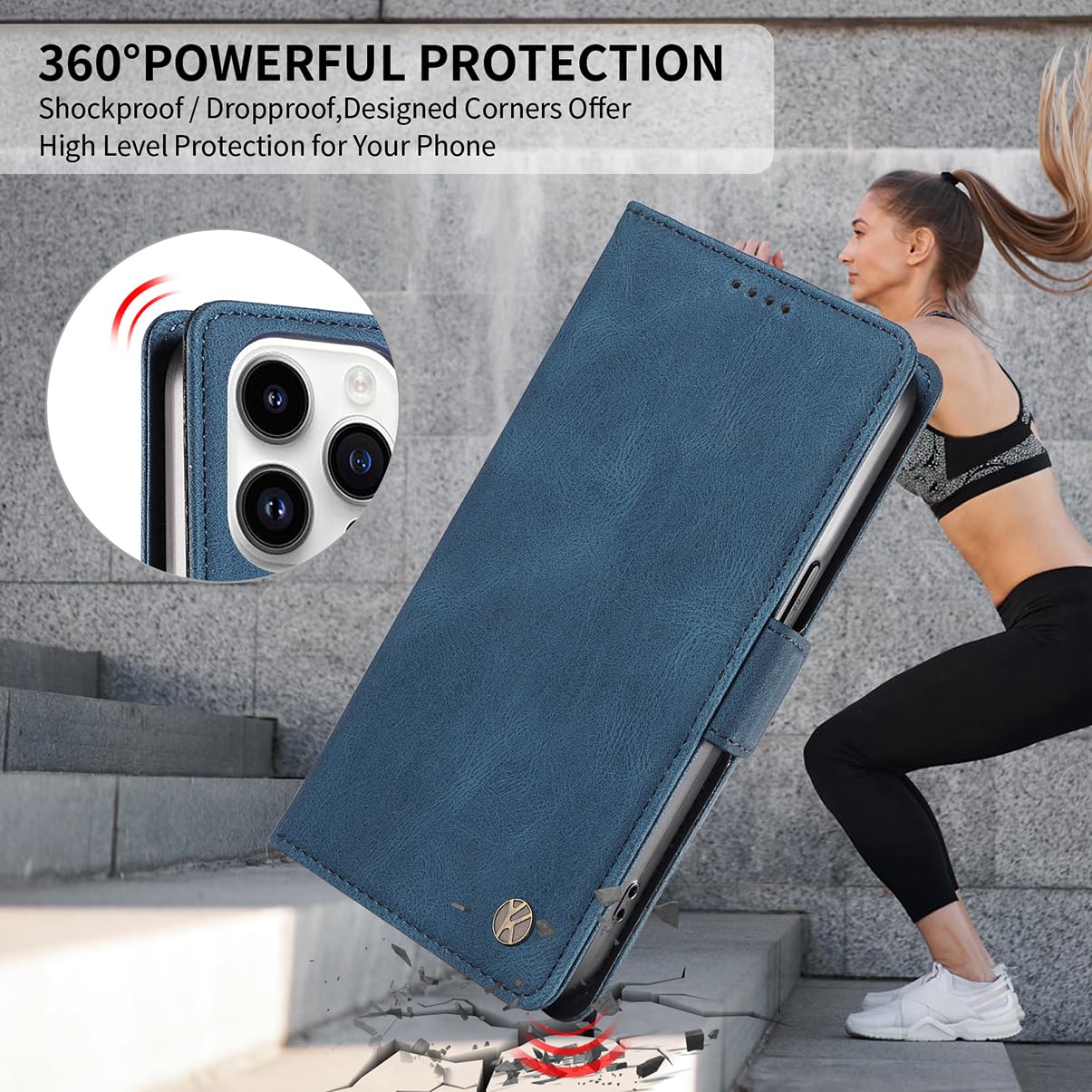 Per Samsung Galaxy S23 Ultra Custodia Per Telefono A Portafoglio Flip Cover In Pelle Tpu Pu Antiurto Con Specchio Cinturino
