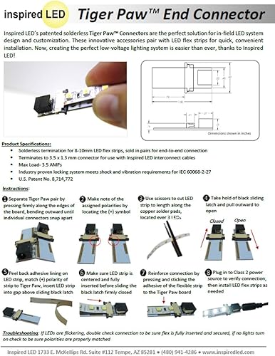 Vista 12 de Inspired LED - Tira de luz - Kit de corte y conexión - Azul superbrillante - 39.5 pies/12M - Tira de iluminación LED - LED regulable