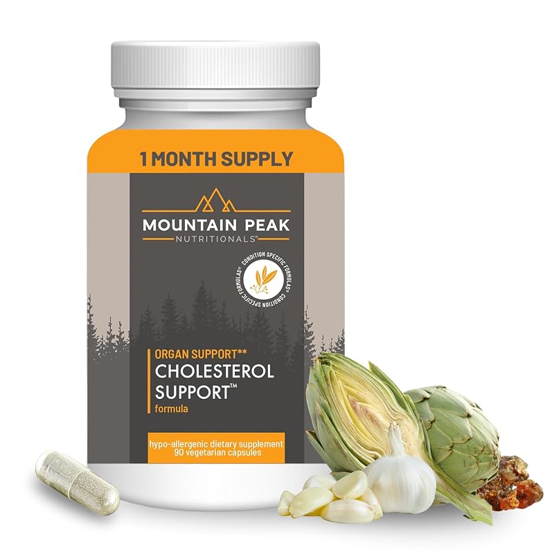 Mountain Peak Nutritionals Suplemento antioxidante com CoQ10, arroz vermelho fermentado e extratos vegetais, 90 cápsulas