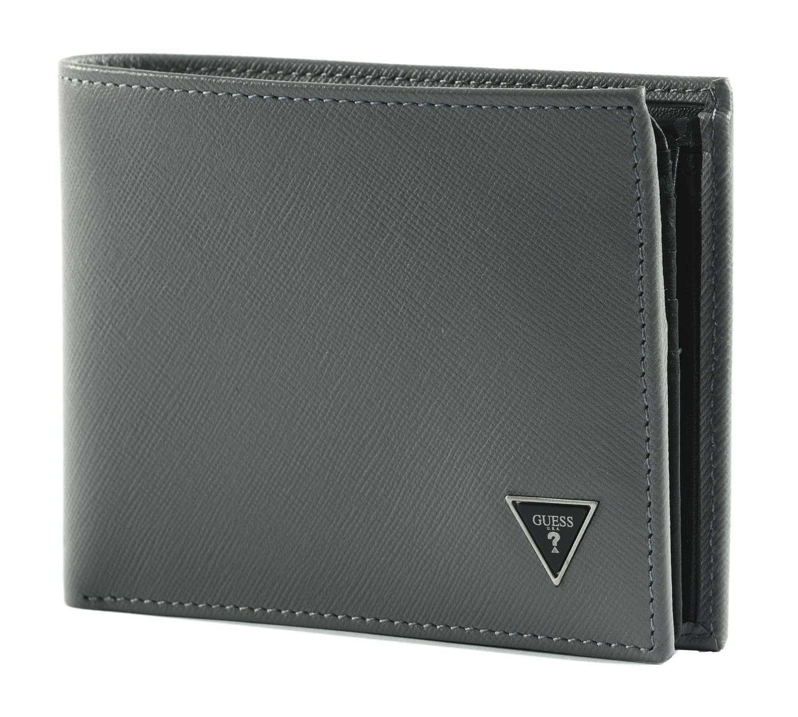 GUESS Monedero Certosa Billfold Coin Wallet Anthracite Gris