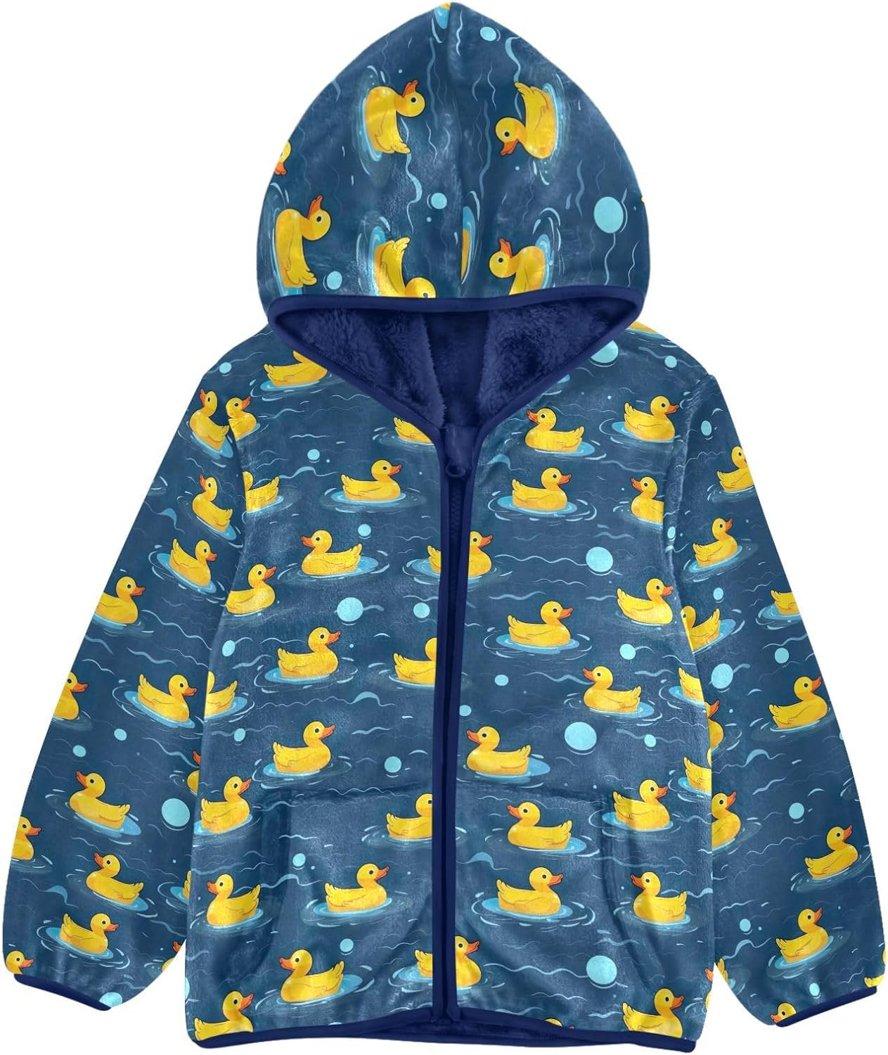 Boys Fleece Coat,Children's Zip-Up Hoodie Jacket,Baby Warm Fashion Outerwear 3-10T