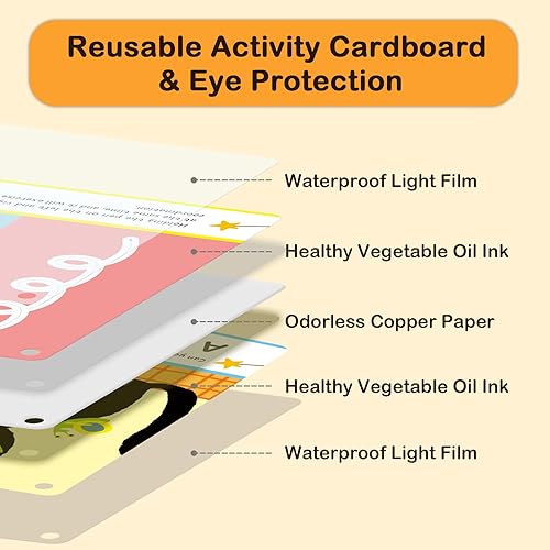 Miniatura 7 de Actividades de aprendizaje preescolar, 60 páginas reutilizables, libro de práctica de escritura a mano para niños, juguetes educativos de