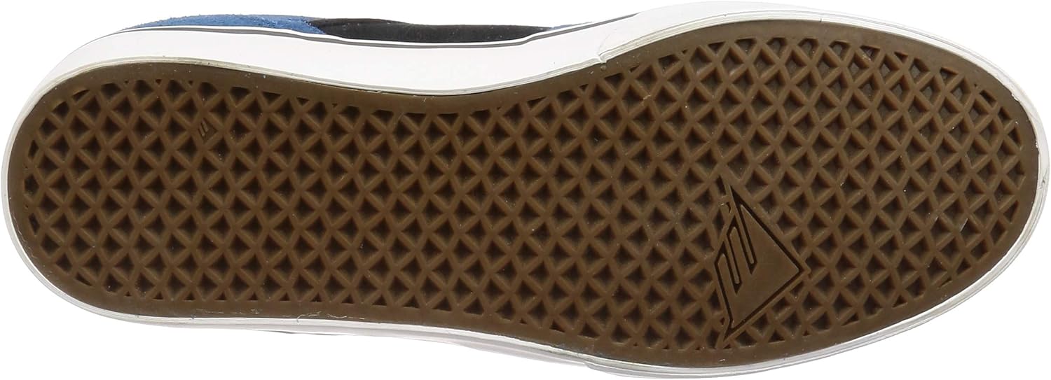 Emerica Men's The Reynolds Low Vulc Skate Shoe 6 Blue/Black/White