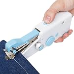Machine à coudre à main pour débutants électrique portable Mini Kit de machines à coudre à main pour adultes et enfants pour le pointage rapide pour le hemming et les patchs