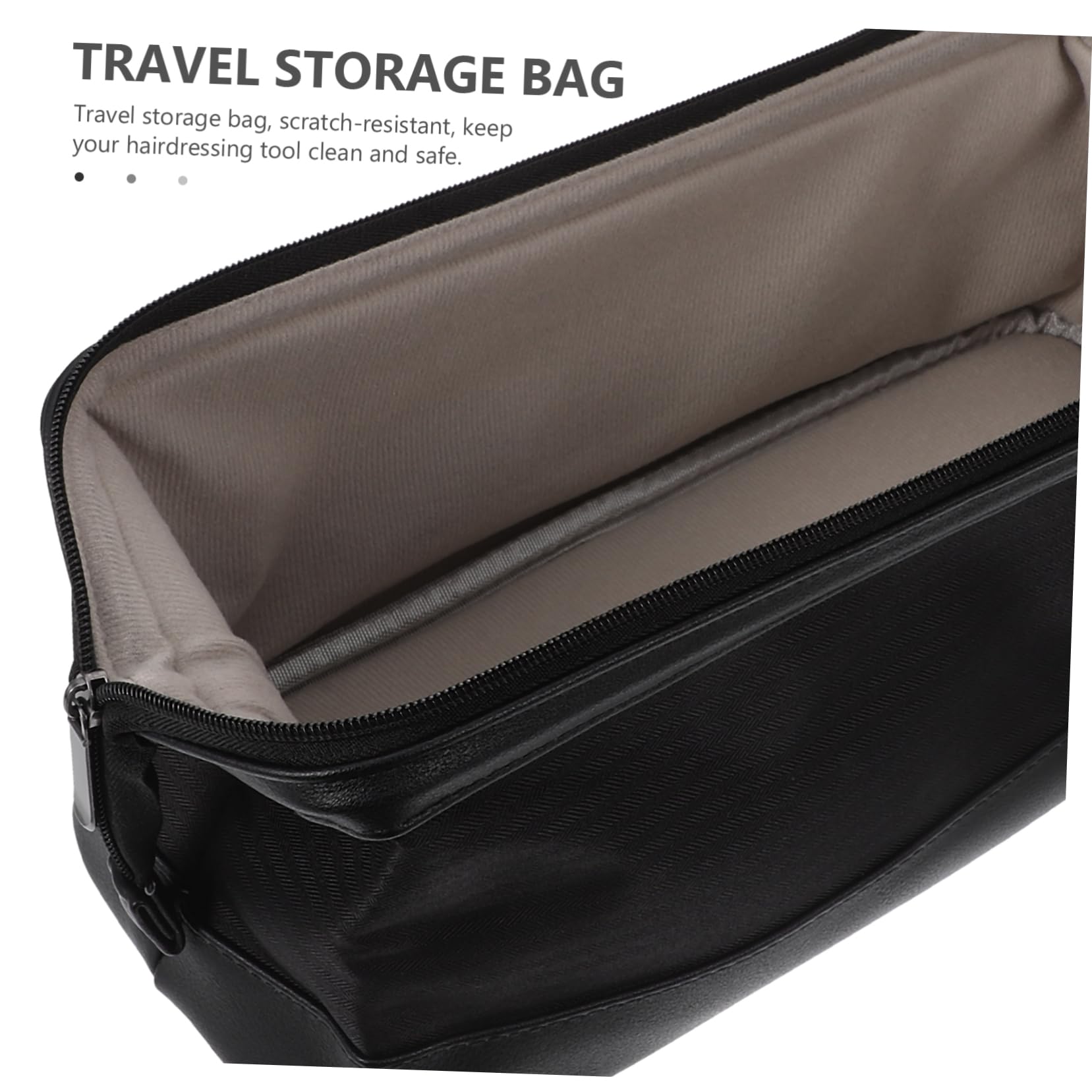 Healeved Borsa Organizer Per Asciugacapelli in Pu Compatto e Salvaspazio Per Viaggi e Trasporto Protezione Affidabile Per Strumenti Da Toeletta