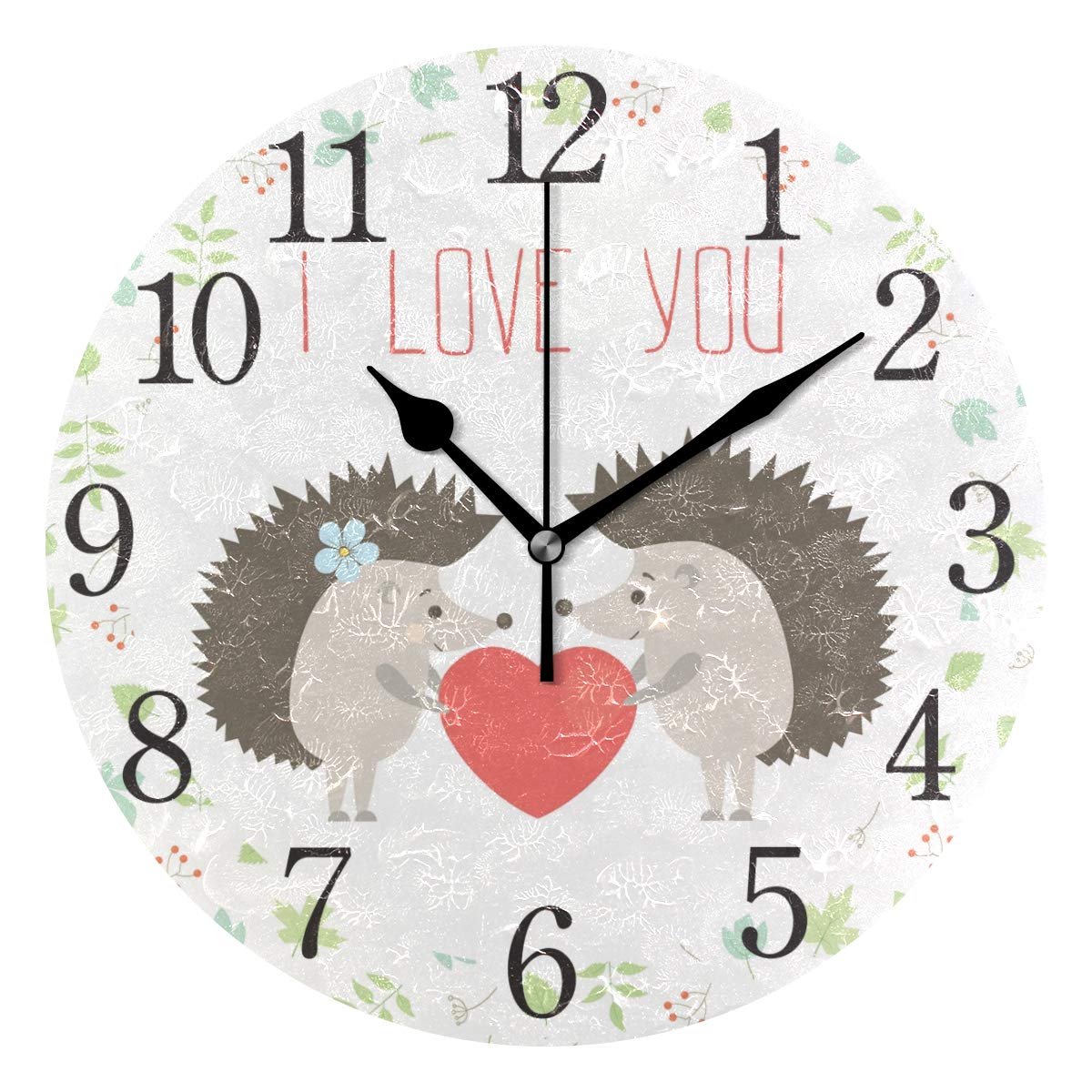 Orologio da parete decorativo silenzioso senza ticchettio, rotondo, moderno, in legno, per camera da letto, soggiorno, casa, ufficio, scuola