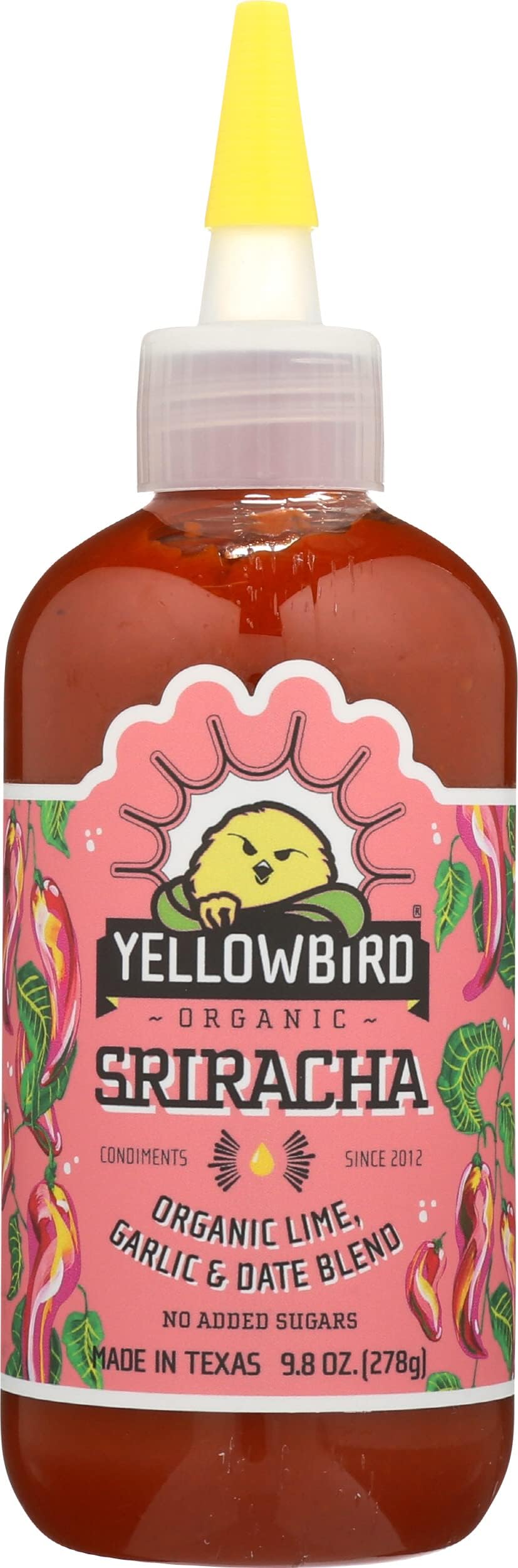 Yellowbird Organic Habanero Hot Sauce Medium Hot Vegan