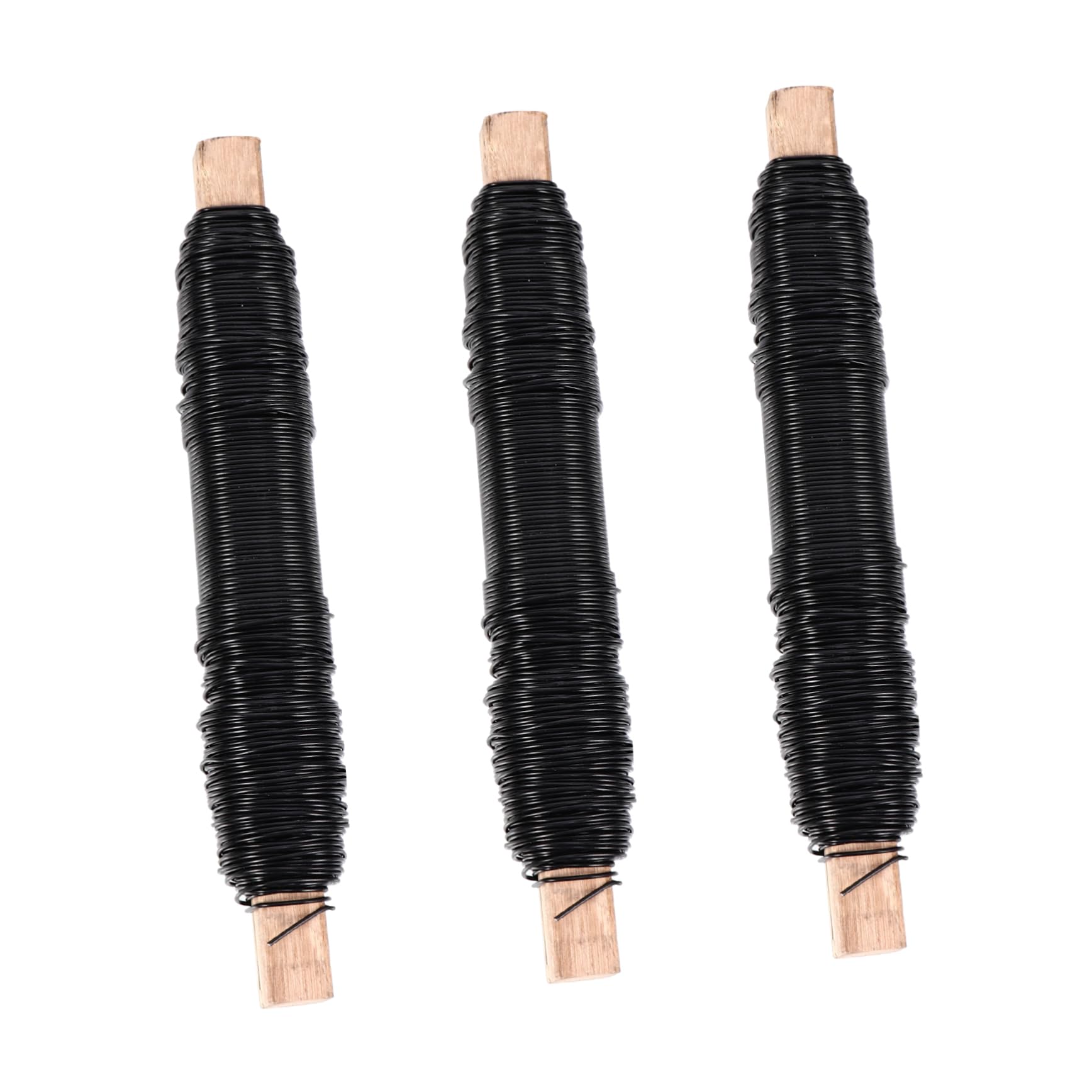 NULYLU Flower Arranging Bundle Wires 3pcs Metal Paint Wires Slightly Flexible for Flower Making for Gardening Projects