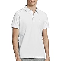 JACK & JONES Jjepaulos Polo Ss Noos Maglietta, Bianco12136668