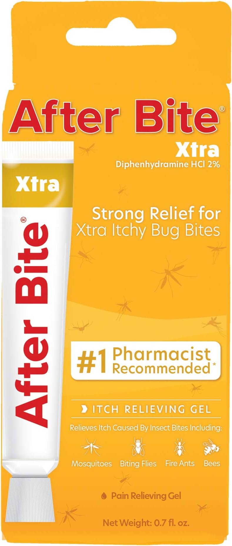 Xtra Insect Bite Treatment with Antihistamine – Strong Itch Relief for Extra Itchy Bug Bites,Multi,0006-1270