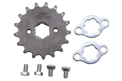 Vista 11 de Motocicleta 420-18T Piñón delantero de 0.787 in para motocicleta de 50 cc, 70 cc, 90 cc, 110 cc, 125 cc, motocross, mini bicicleta, TaoTao, Roketa