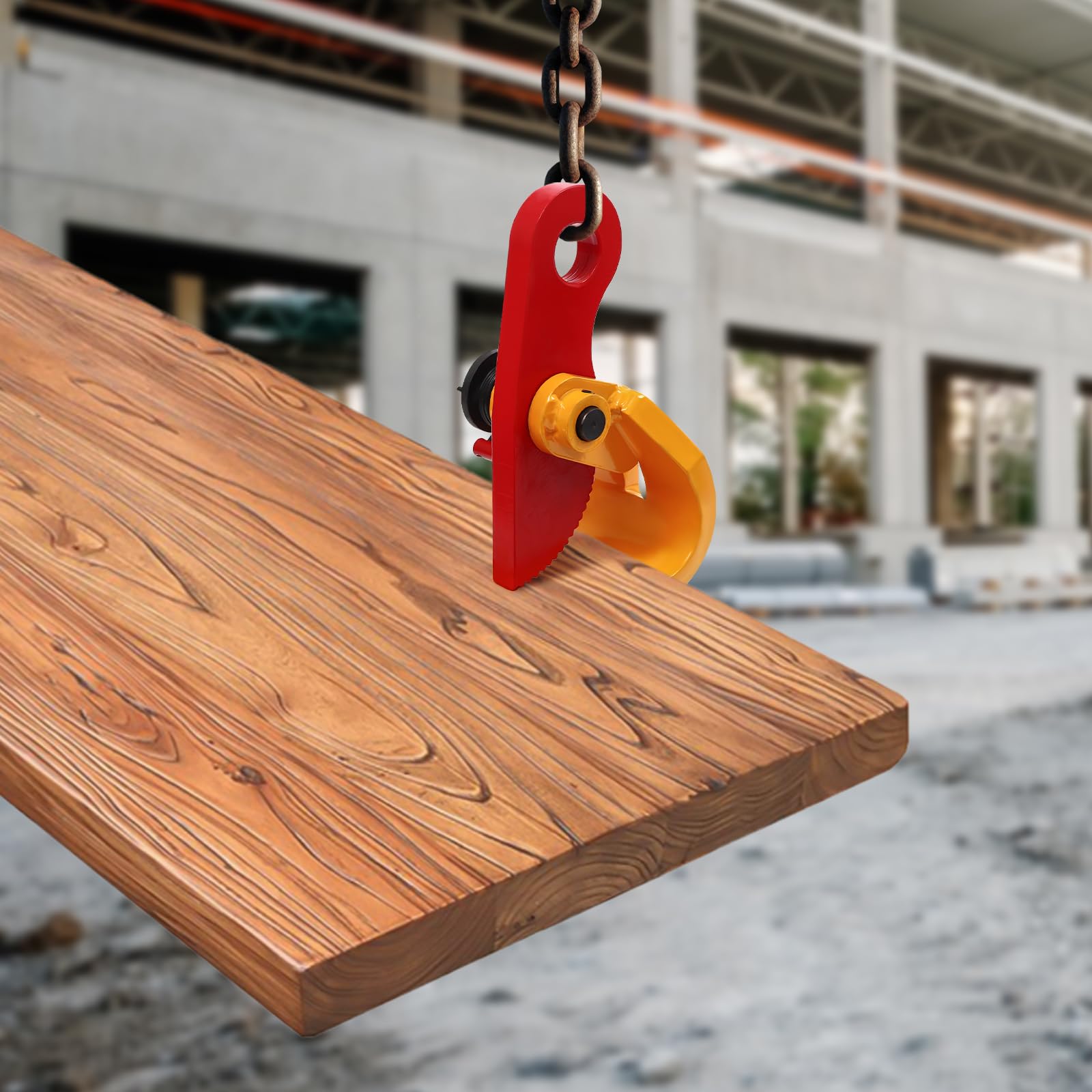 Platten Hebeklemme 1,5T Metallplattenhebeklemmen Backenöffnung 0-50mm Horizontale Plattenhebeklemme für Installation Stahlkonstruktionen, mechanischen Verarbeitung