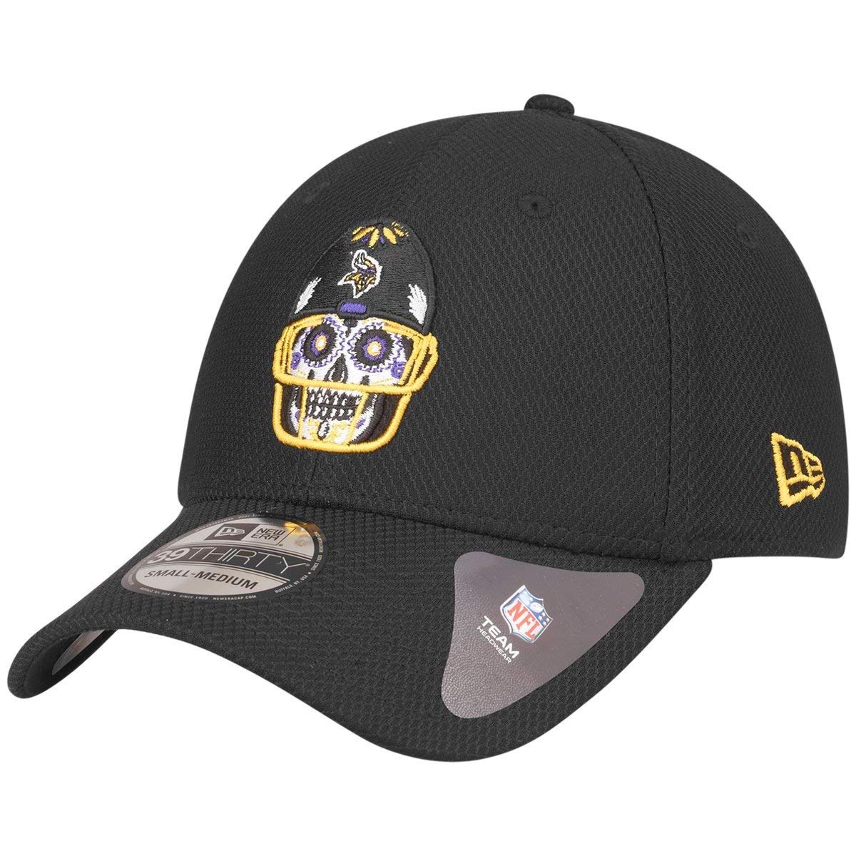 New Era 39Thirty Diamond Cap - Sugar Skull Minnesota Vikings - M/L