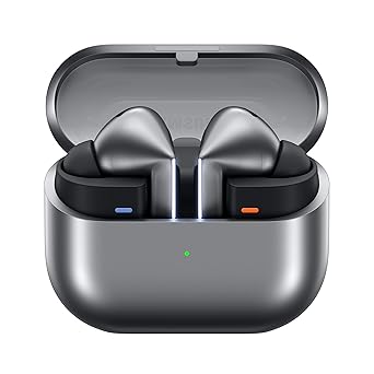 Samsung Galaxy Buds3 Pro Wireless Earbuds, Powered by Galaxy AI, IP57, Active Noise Cancellation, Adaptive Noise Control, 37hrs Battery, 360 Surround Sound, Pinch Controls, Galaxy Ecosystem, Silver