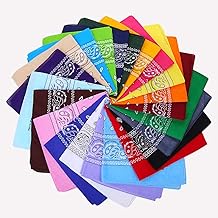 Bandanas, VIPITH Women's Paisley Bandana Hair Bandanas, Pack of 12