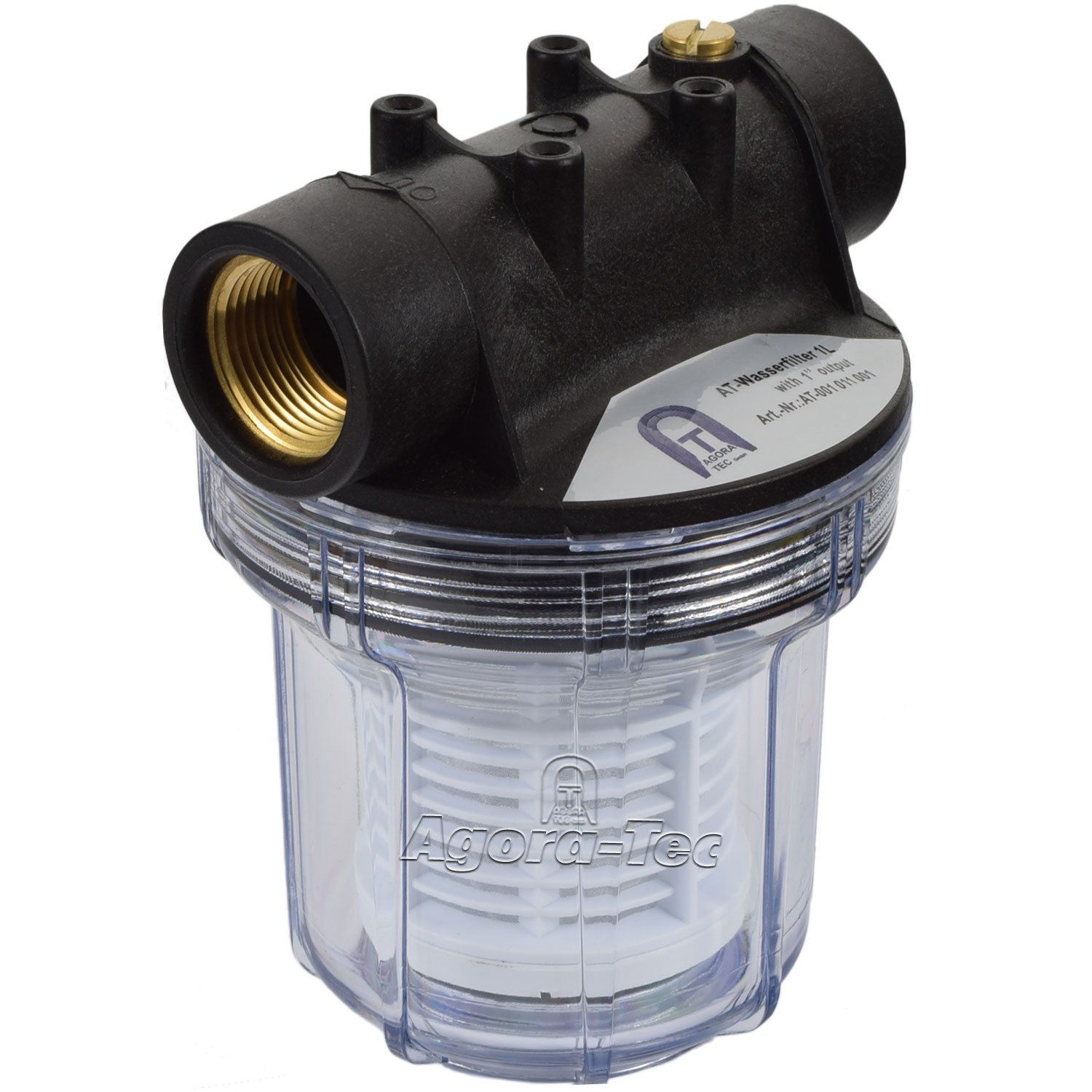 Agora-Tec® mehrstufige Kreiselpumpe-5-1300W-1L mit Vorfilter