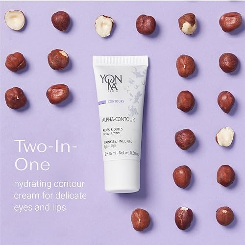 Miniatura 4 de Yon-Ka Alpha-Contour Crema para ojos y labios (0.5 onzas líquidas), crema regeneradora de contorno antiarrugas, suaviza naturalmente los signos del