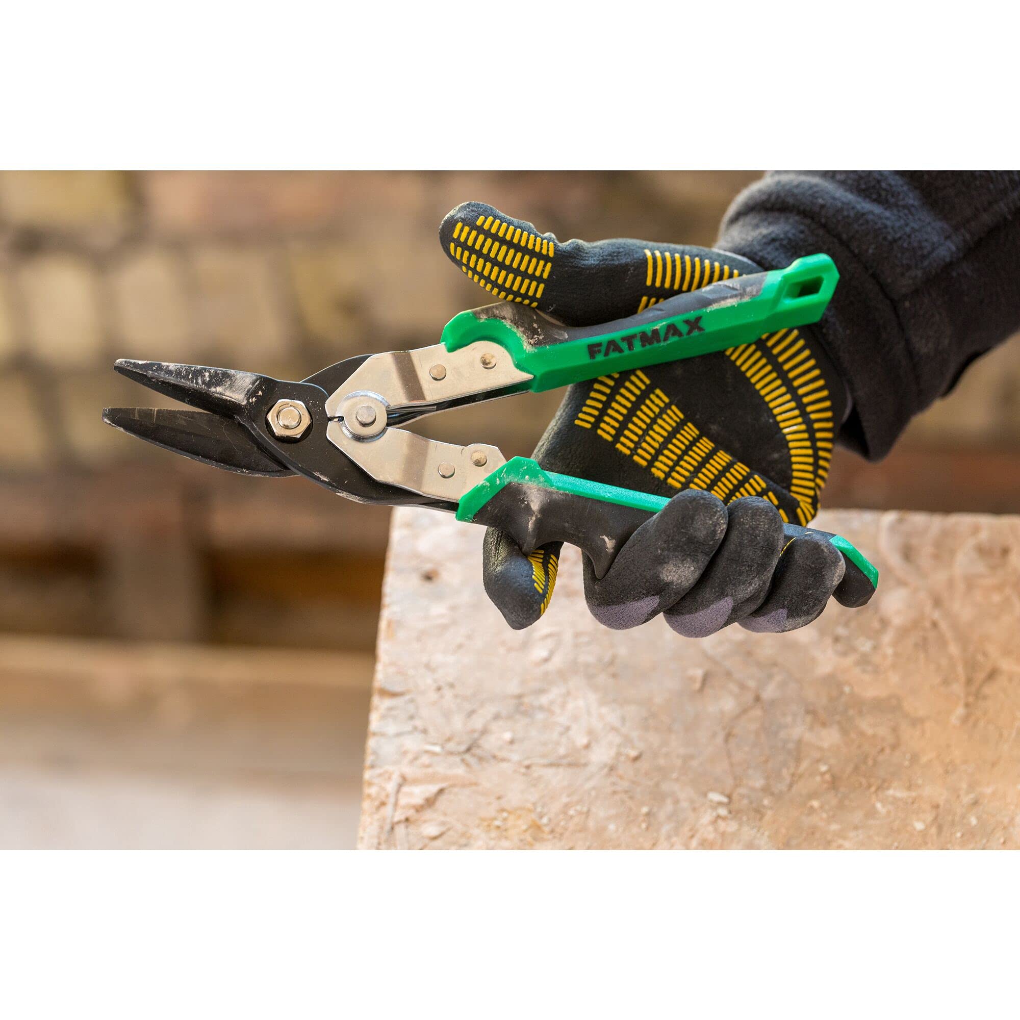 STANLEY FATMAX FMHT73557-0 Cesoia da lattoniere, Giallo