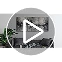DZRWUBHS Canvas Wall Decor for Bedroom Black And White Wall Painting Wall Art for Living Room Inspirational Abstract Wall Pictures Artwork Modern Office Minimalist Home Decor Ready to Hang Set of 3