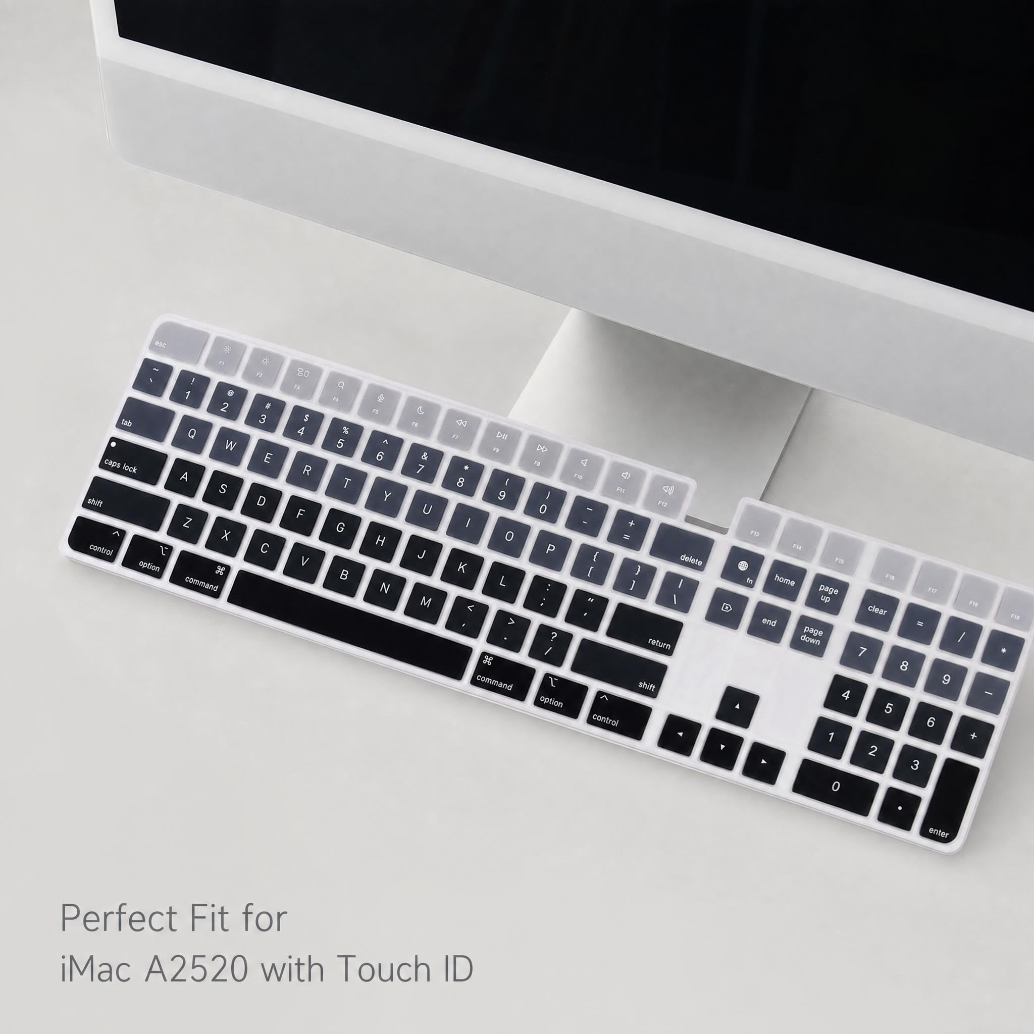 Amazon.co.jp: MMDW Apple Magic Keyboard A2520 Touch ID用シリコン