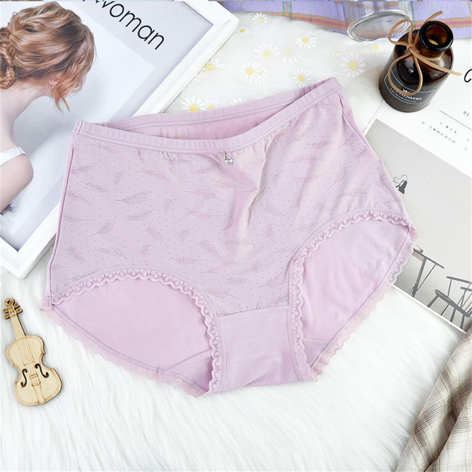 Unterhosen Damen Mittlere Und Große Damen Baumwoll Damen Slip 10-Packungen