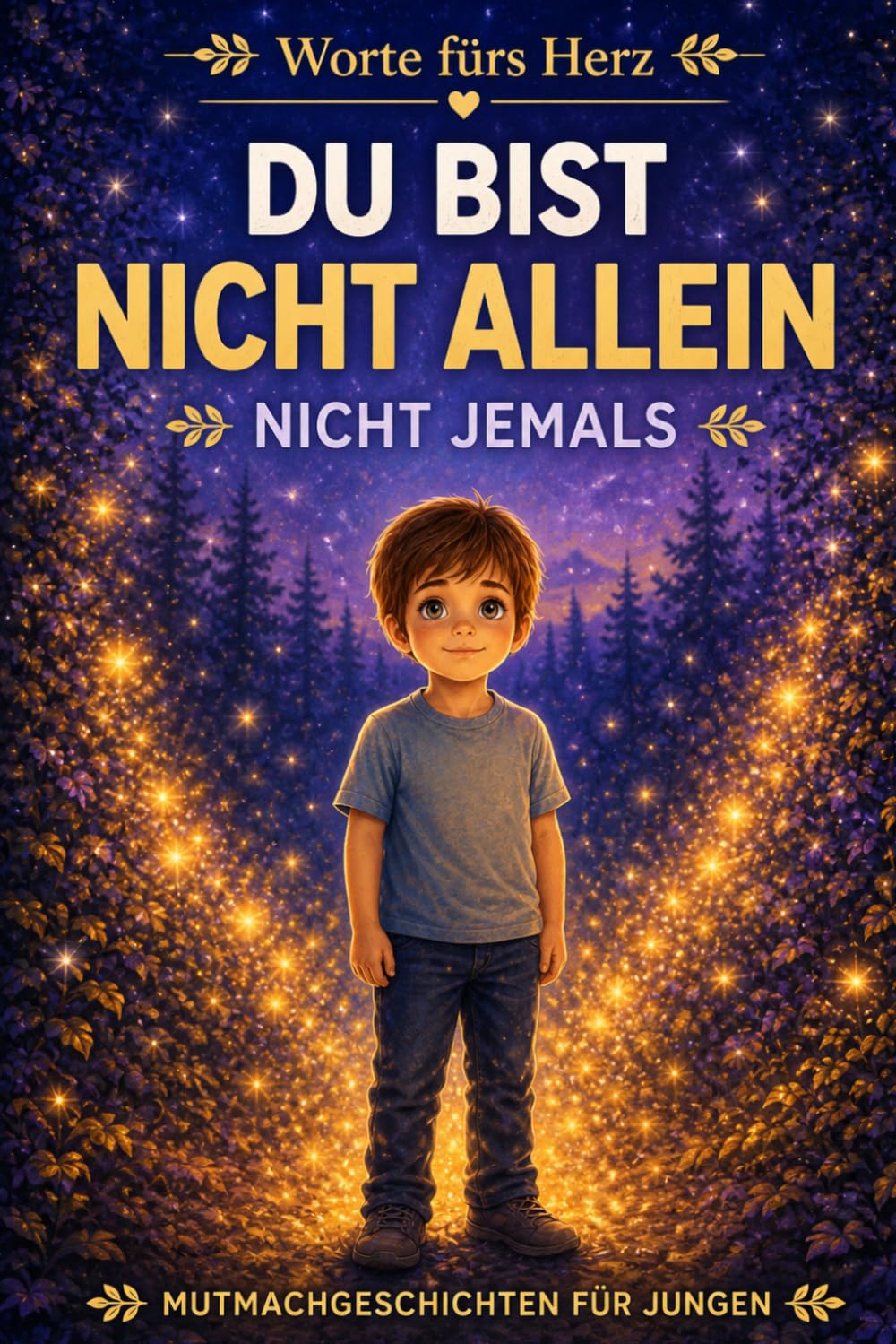 Du Bist Nicht Allein, Nicht Jemals: 12 herzerwärmende Kindergeschichten über Freundschaft, Verbundenheit und das Licht, das selbst in dunklen Momenten gefunden werden kann (Worte fürs Herz)