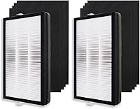 Vista 1 de PUREBURG Filtro de repuesto compatible con filtro Filtrete F1 compatible con purificadores de aire FAP-C01-F1 y FAP-T02-F1 FAPF-F2-A FAP-C01-F2