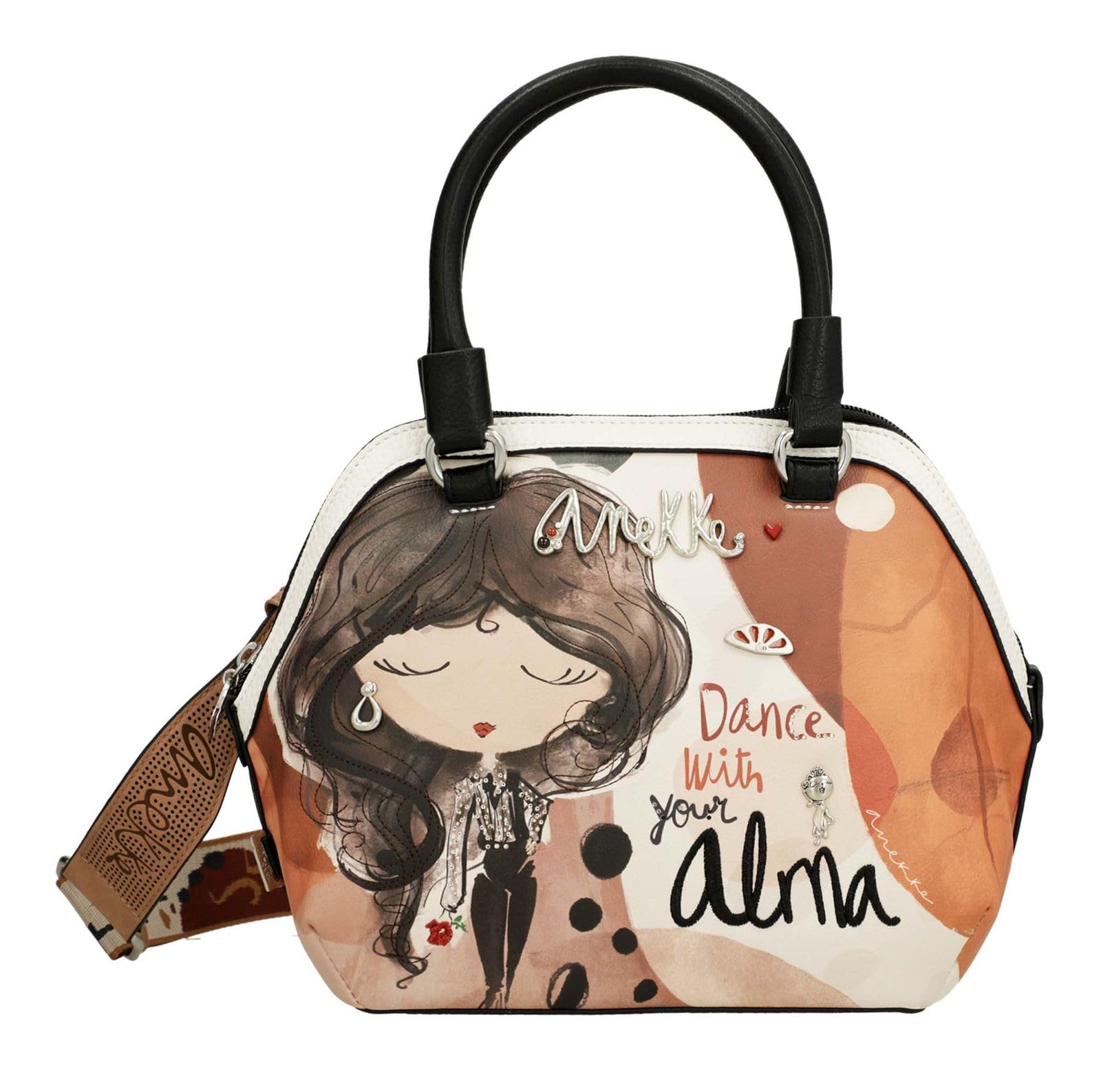 Sac bowling Anekke Alma multicolore : élégance colorée au quotidien