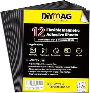DIYMAG Magnetic Adhesive Sheets,