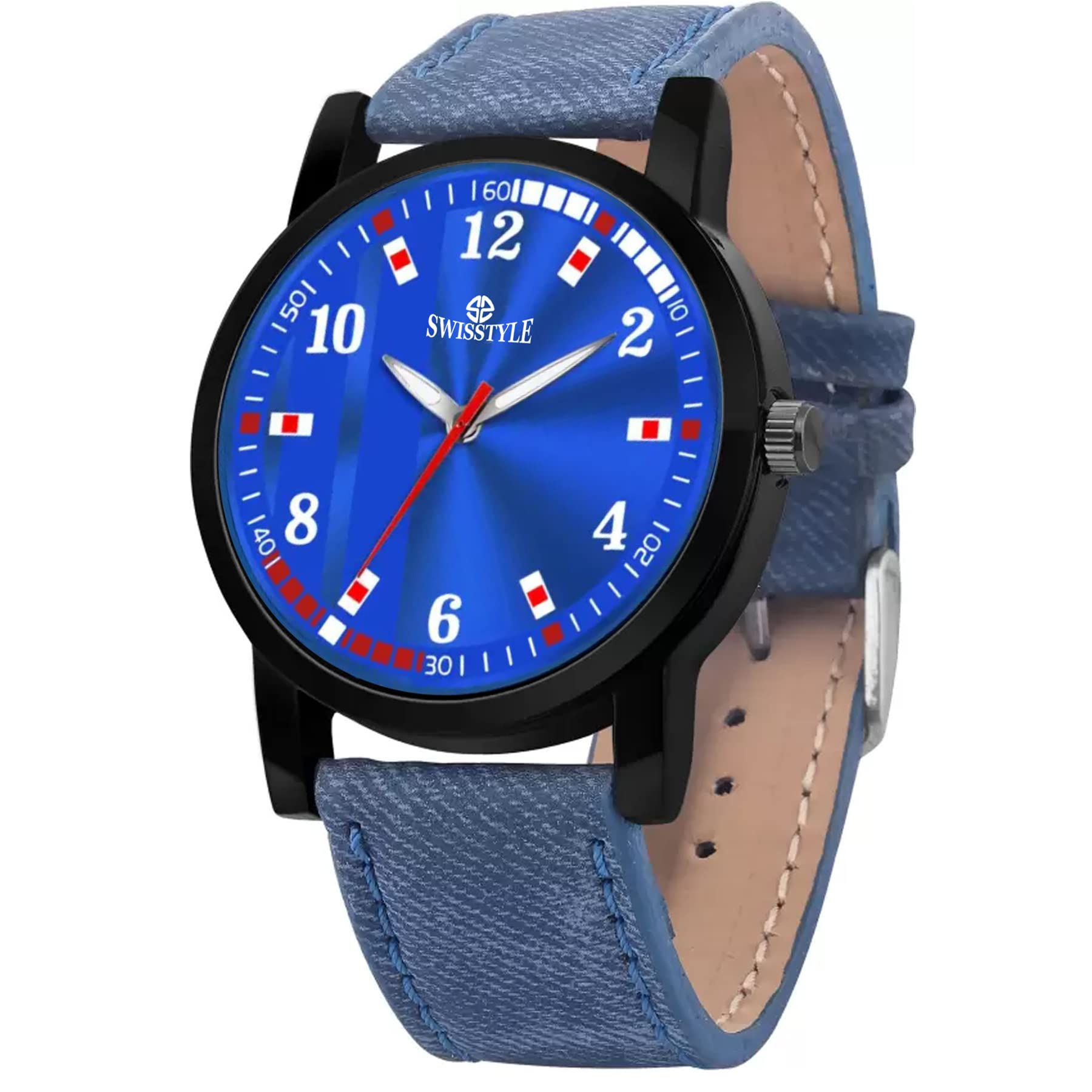 Analog Blue Dial Men Watch-SS-GR009-BLU-BLU
