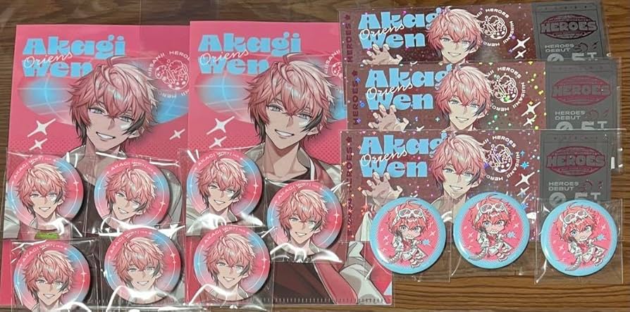 にじさんじ HEROES ハフアニ 缶バッジ 赤城ウェン セット Amazon.co.jp: にじさん 赤城ウェン ハーフアニバーサリー AGF