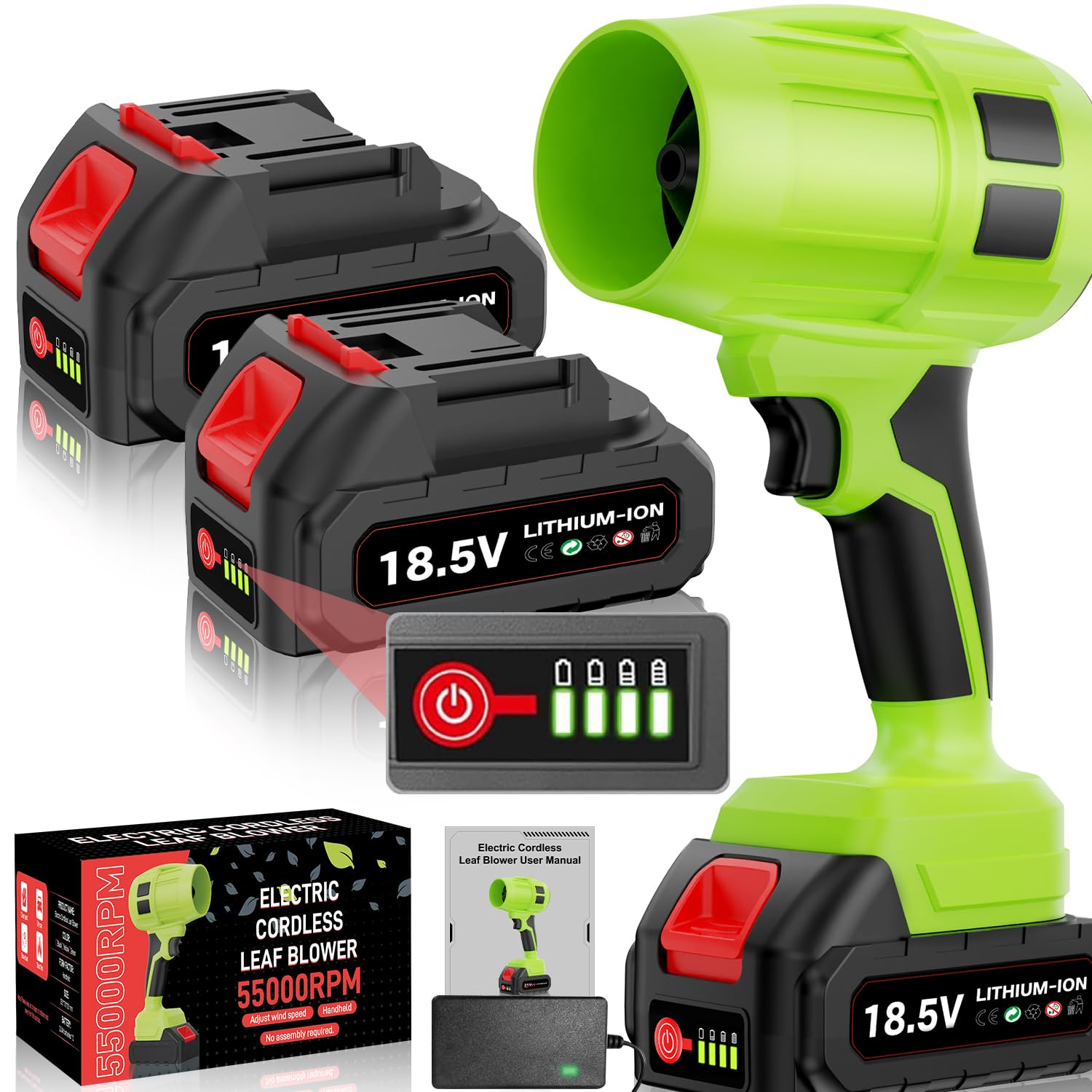 Amazon.co.jp: ブロワー 強力 洗車【限界突破の大風量】PSE認定 残量