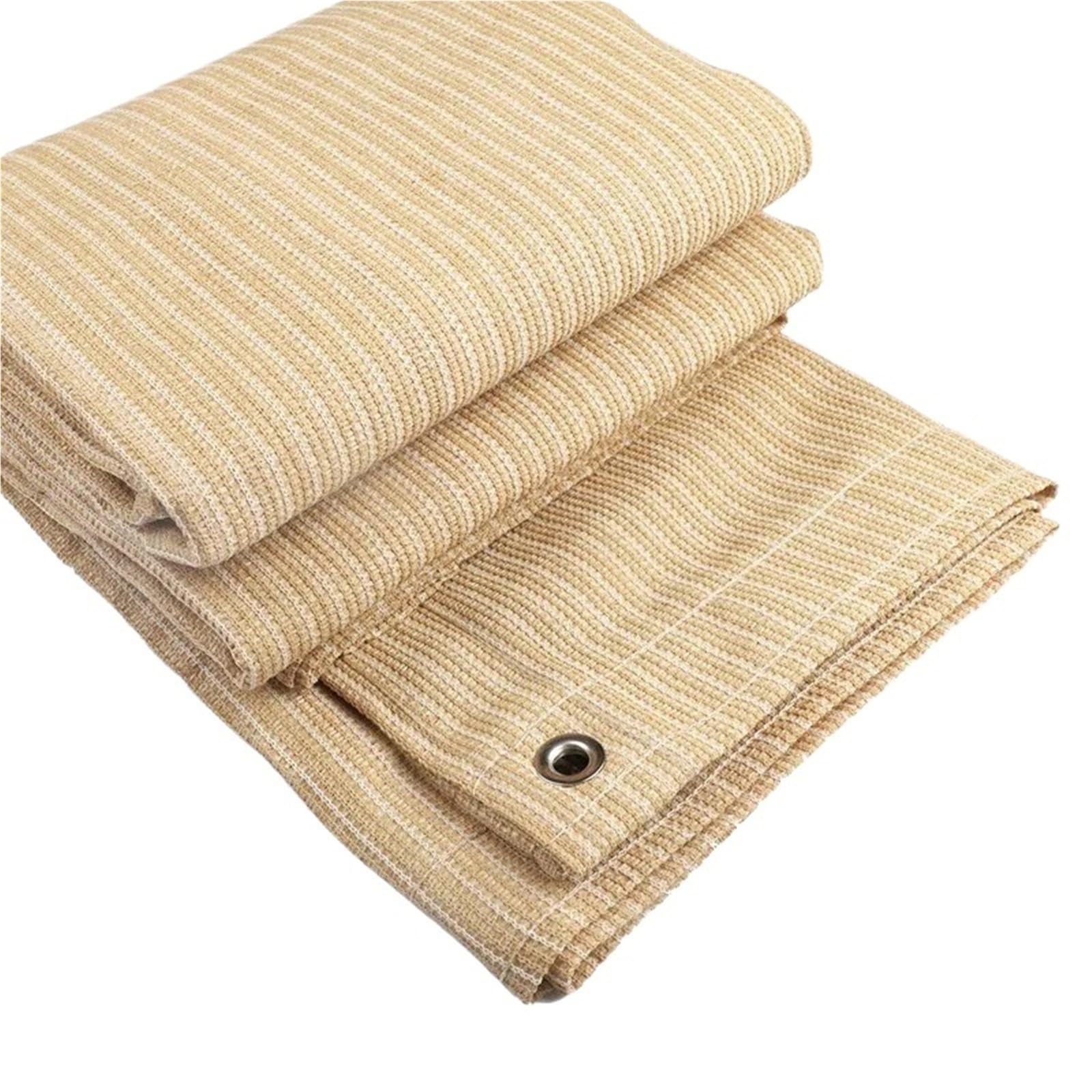 Filet d'ombrage beige anti-chaleur et vis-à-vis pour pergola et balcon 1mx2m
