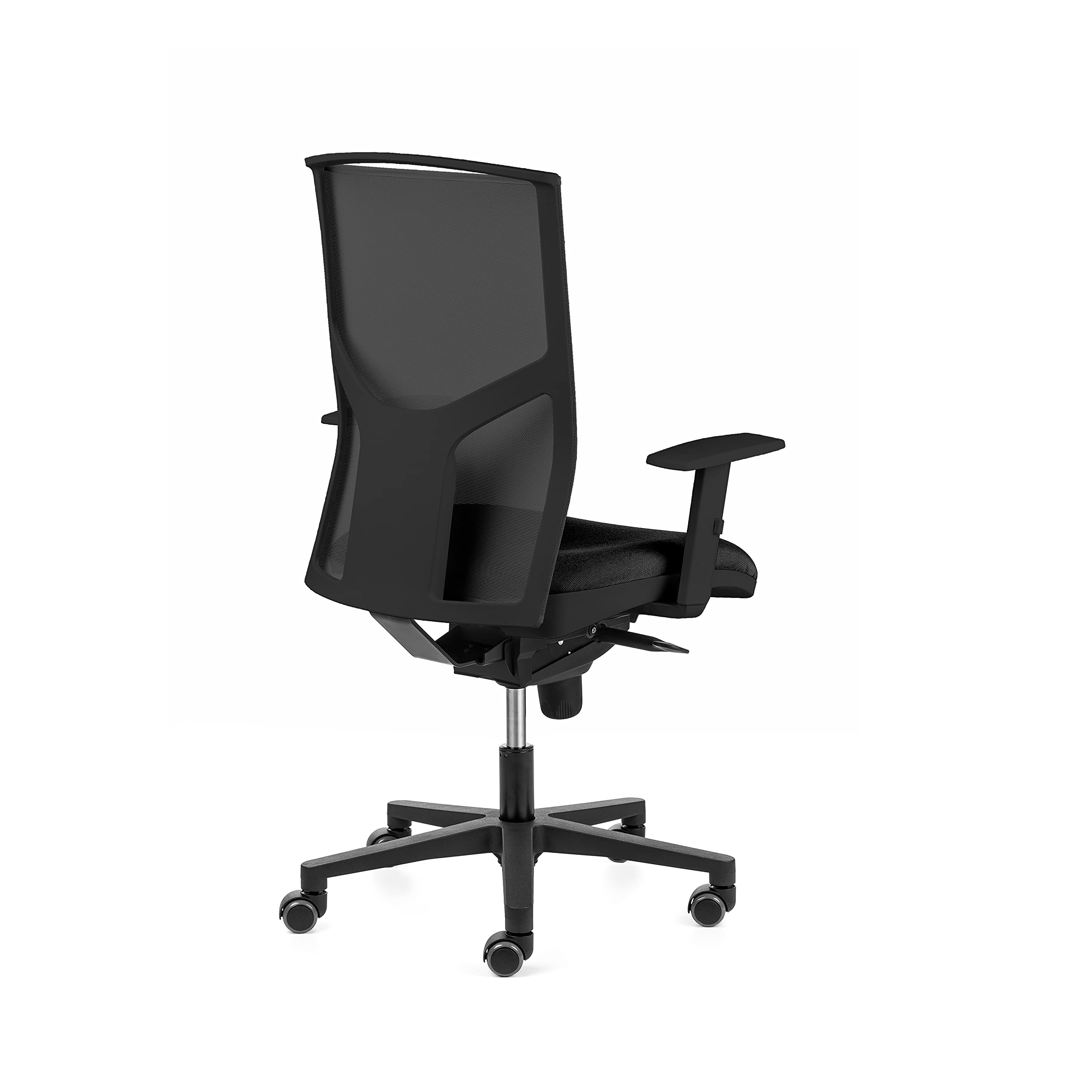 OFITURIA - Silla de Escritorio con Ruedas - Silla de Oficina Ergonómicas con Brazos Regulables Fabricadas en España (Modelo 2), 50