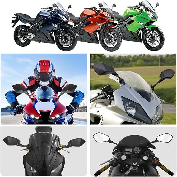 Motorcycle Rearview Mirror, E-Mark Racing Motorbike Mirrors