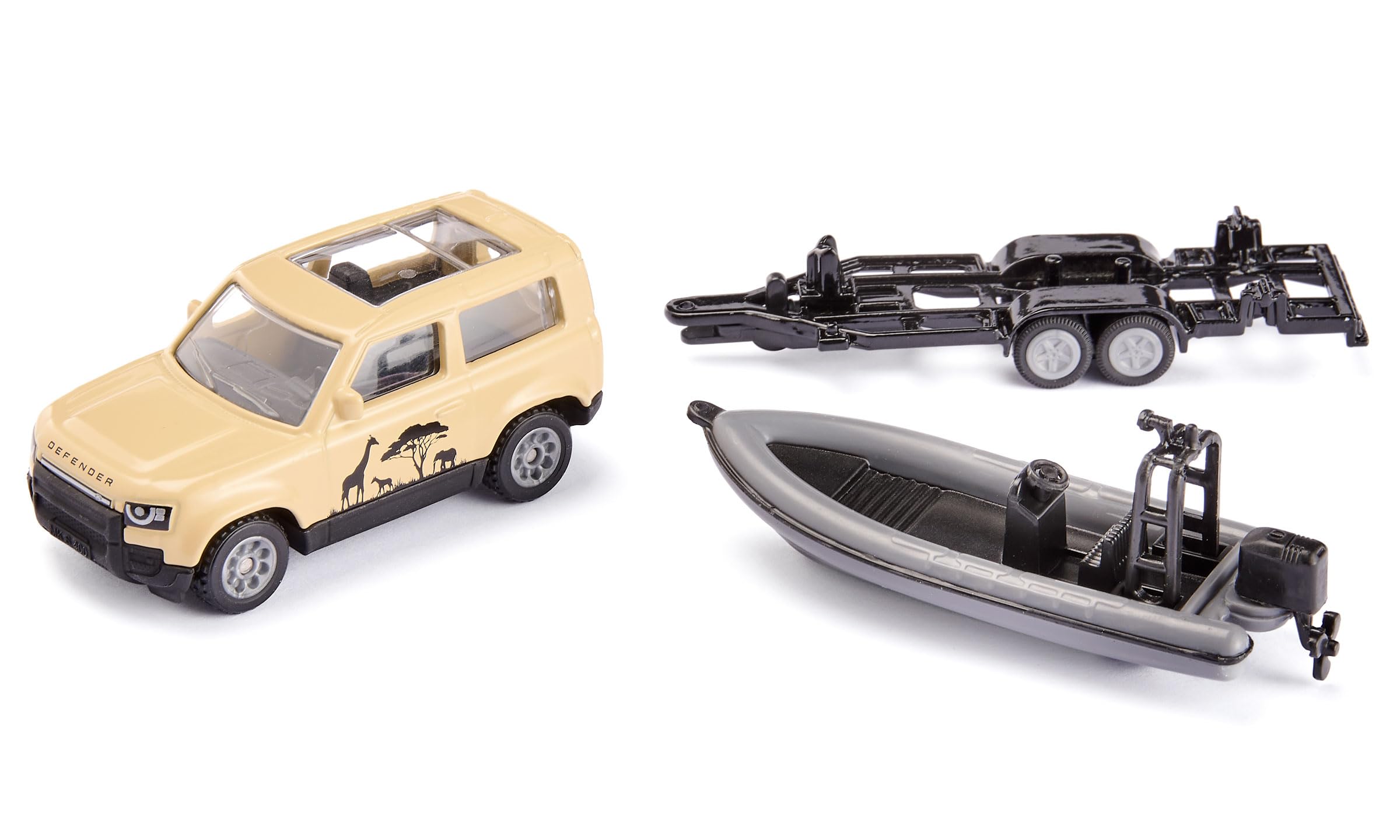 Siku Land Rover Defender Safari con Barco