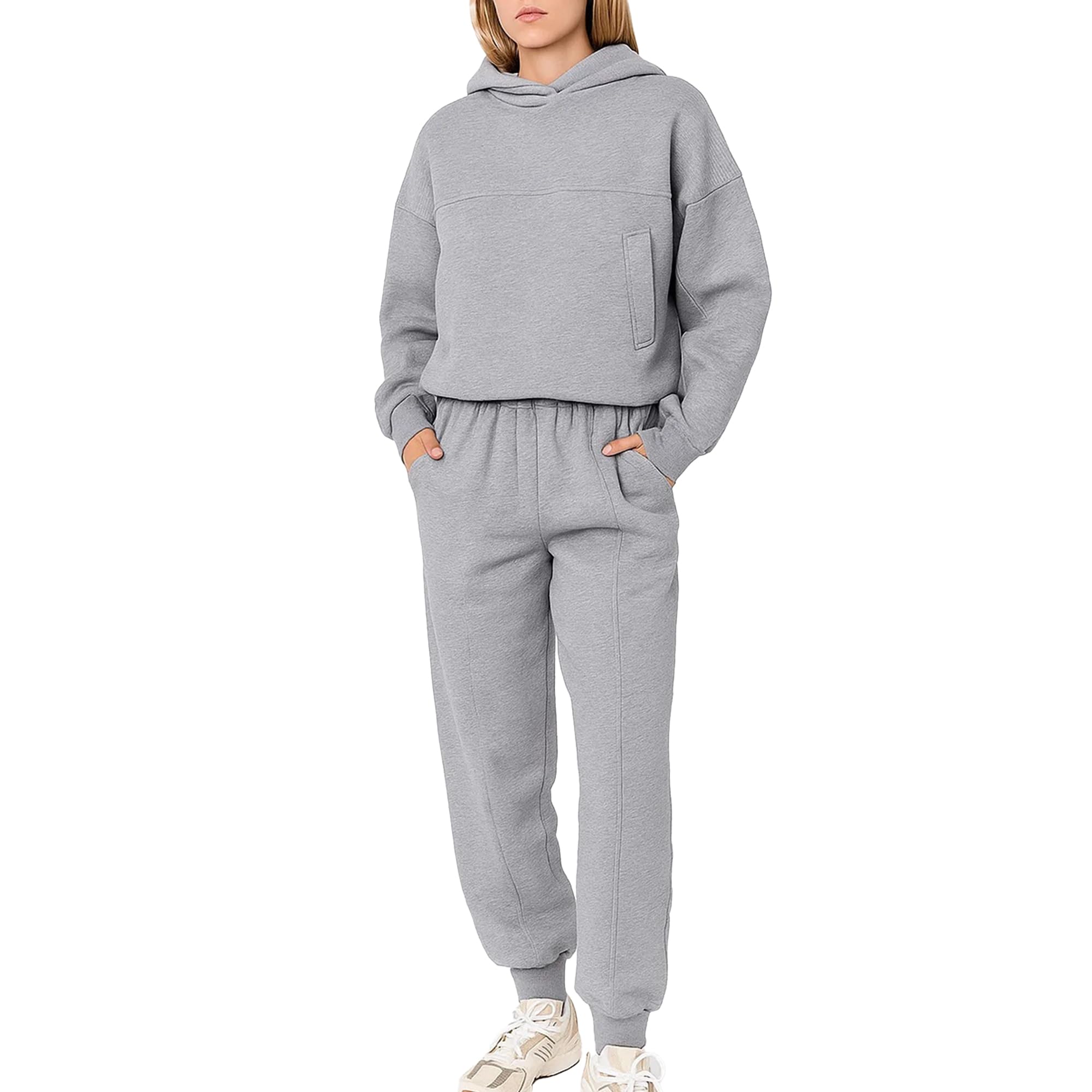 Hoodie Joggers for women 2 Piece Activewear Set with Soft Fabric for Fall Winter