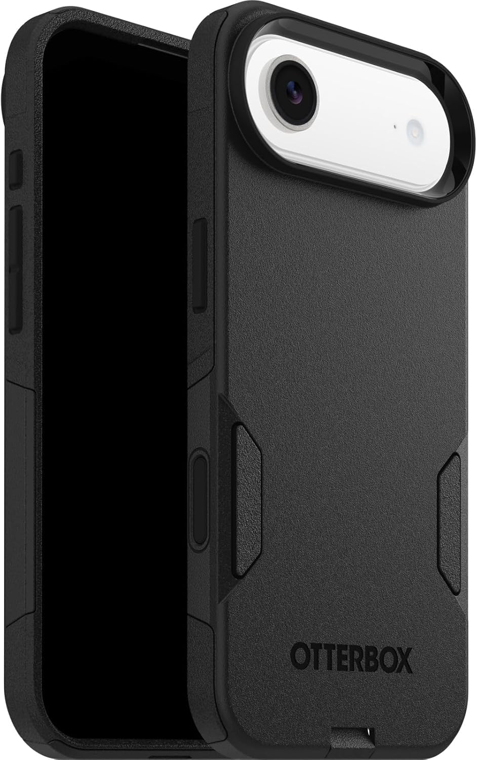 OtterBox Commuter Series MagSafe funda para iPhone Air, Testada 3x estándares Militares anticaídas, Negro + OtterBox Glass Protector de Pantalla de Cristal Templado para iPhone Air