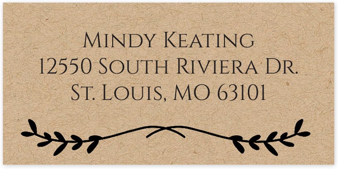 Rustic Lights Rectangle Address Labels/Self-Adhesive Custom Country Sparkler Address Stickers / 96 Personalized Stickers / 1 1/8" x 2 2/16" Envelope Seals/Made in The USA