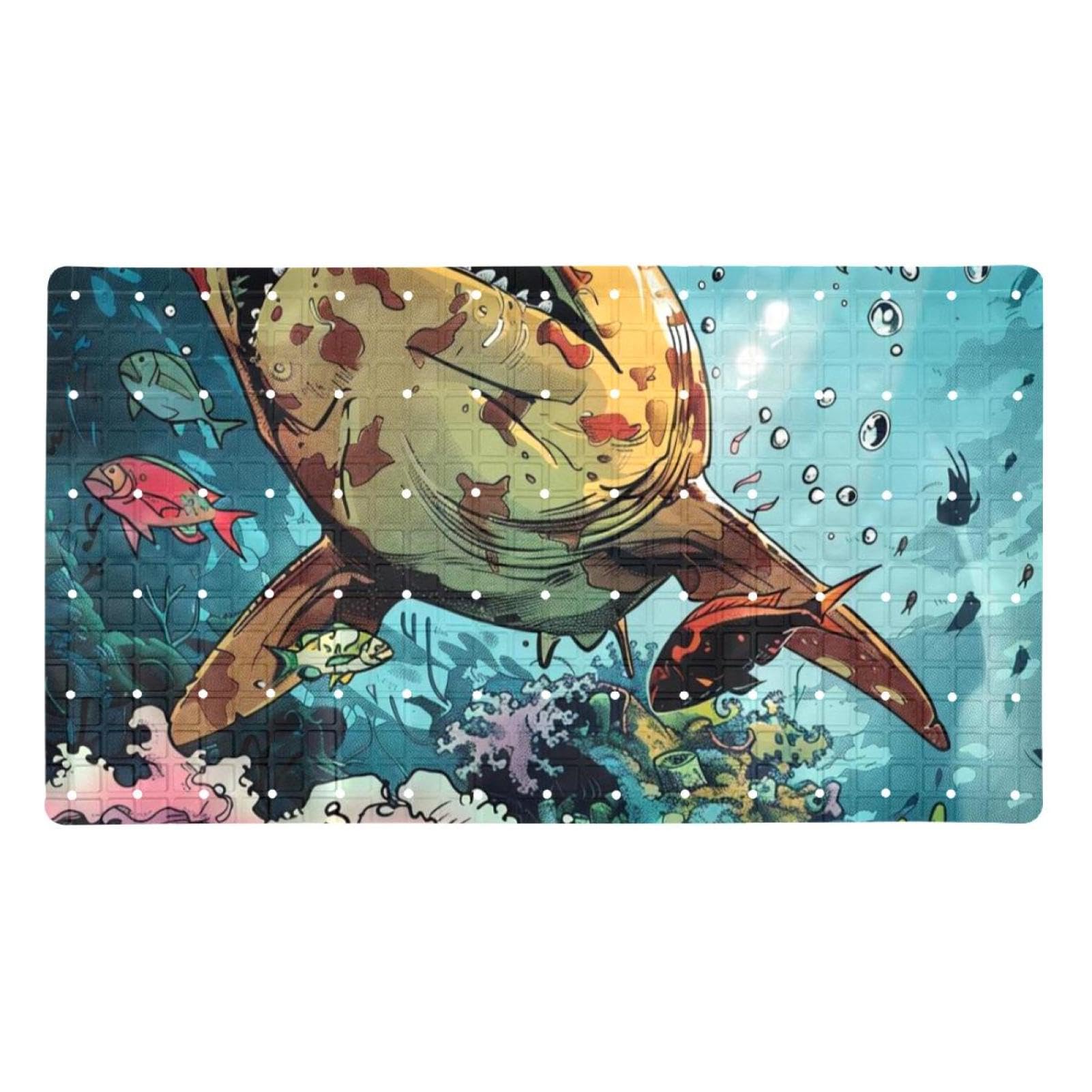 Tapis de bain antidérapant absorbant l'eau en matériau PVC haut de gamme