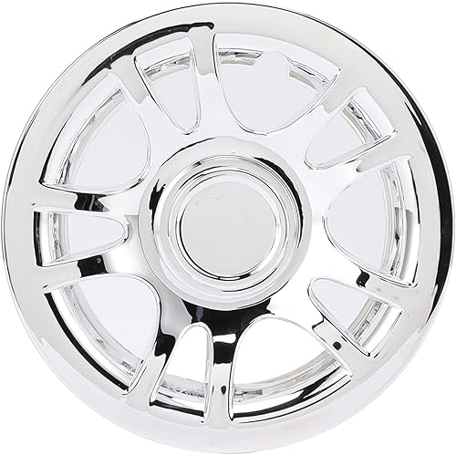 Miniatura 5 de 4 tapas de cubo de carrito de golf de 8 pulgadas, cubiertas de rueda cromadas, protector de llanta para carrito de golf E Z GO