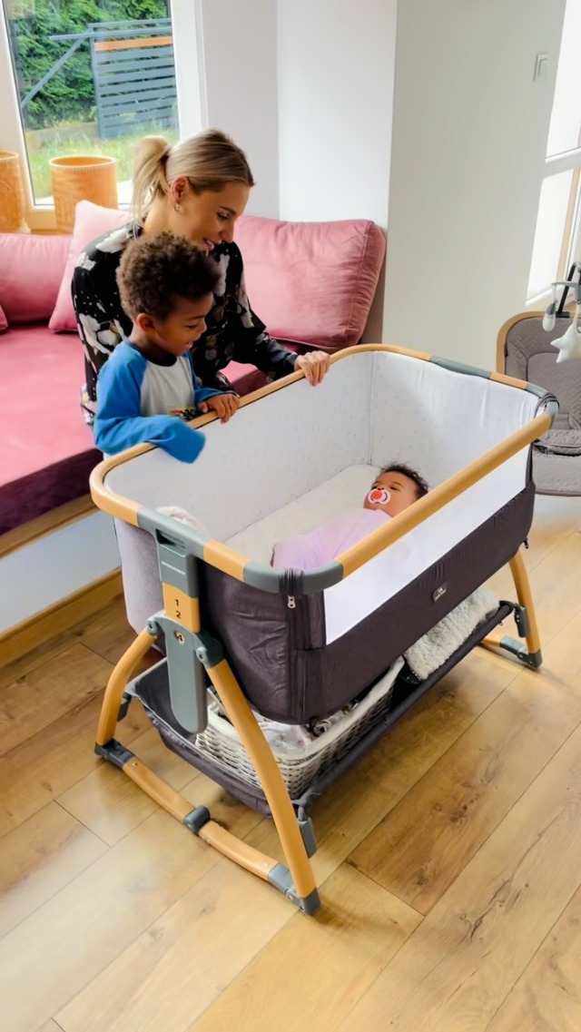 Berceau Cododo DROMADER Évolutif - Avec Roulettes, 7 Hauteurs, Filet Respirant, Pliable - 12