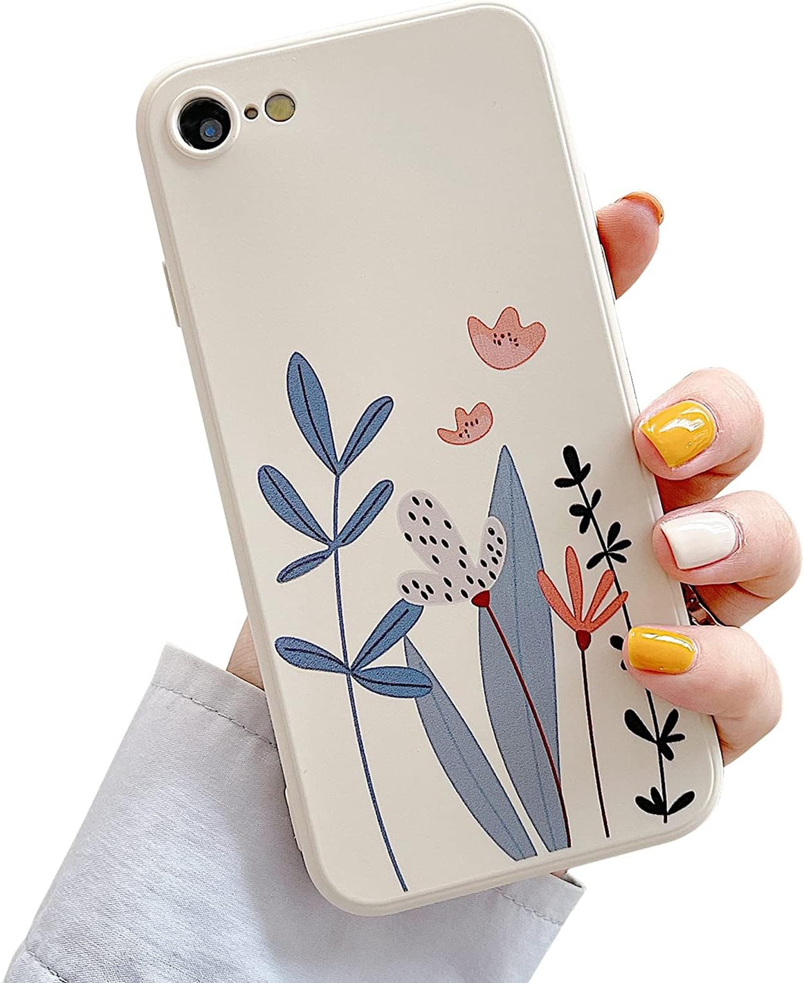 Yoedge 2 Pezzi Natale Cover per iPhone 8/7 /SE 2022 /SE 2020 4,7