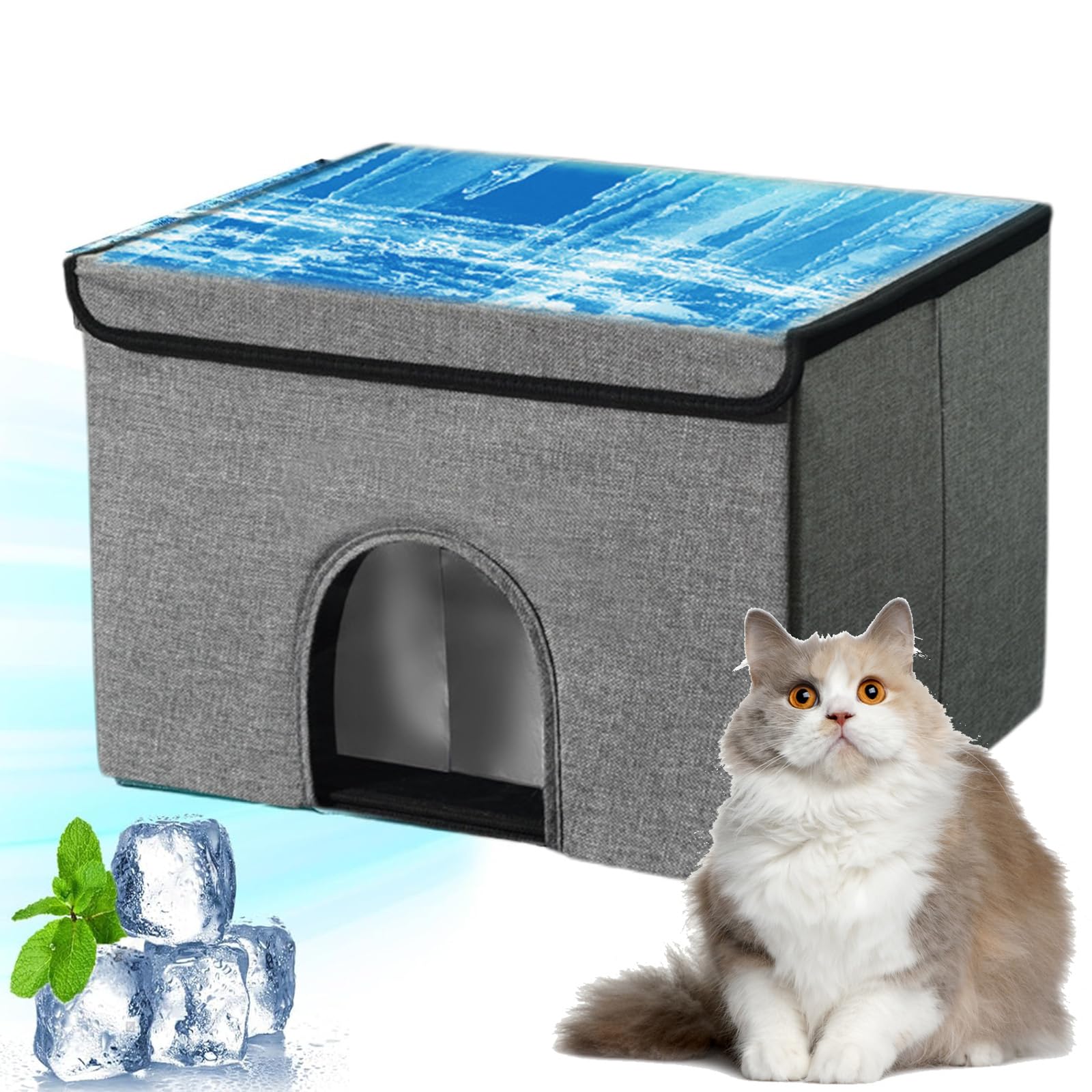 Amazon | ペットひんやりハウス 犬 猫 夏用 クールハウス 冷感ハウス