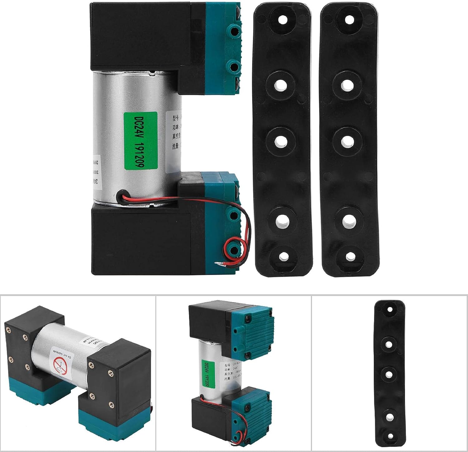 KIMISS Mini Vacuum Pump Large Low Noise -90~350kpa 24W 10~20Lmin DC12VDC24VAC220VDC24V Professional Accessories (DC24V), KIMISS25cvq9xu47-12